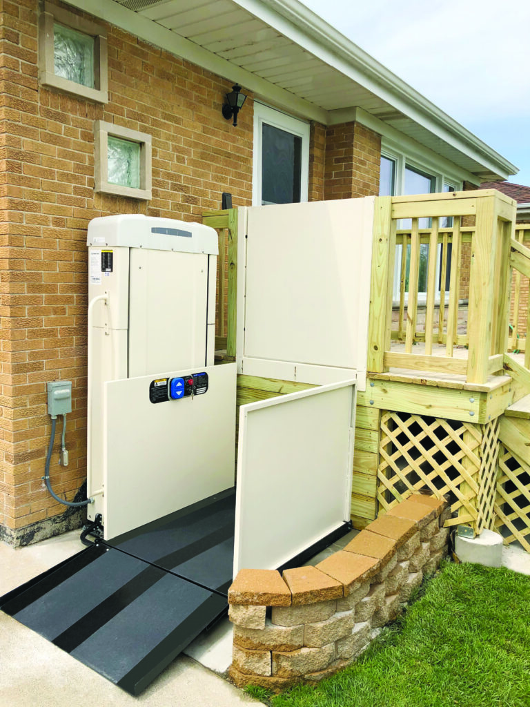 Harmar vertical platform lift wheelchair access system, NE Indiana